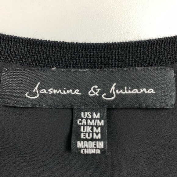 JASMINE & Juliana Black Tank Top size Medium - Picture 3 of 7